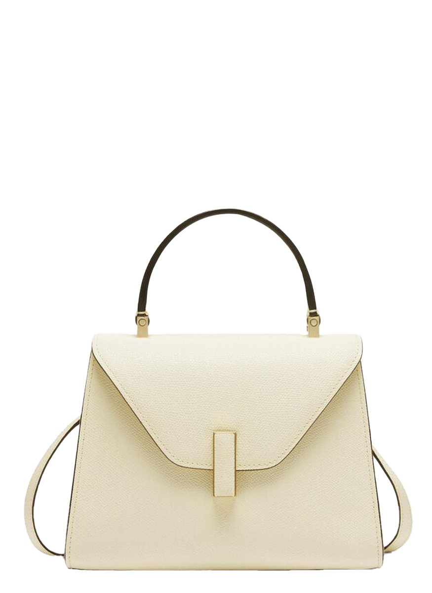 Iside Top Handle Mini Bag in Pergamena White