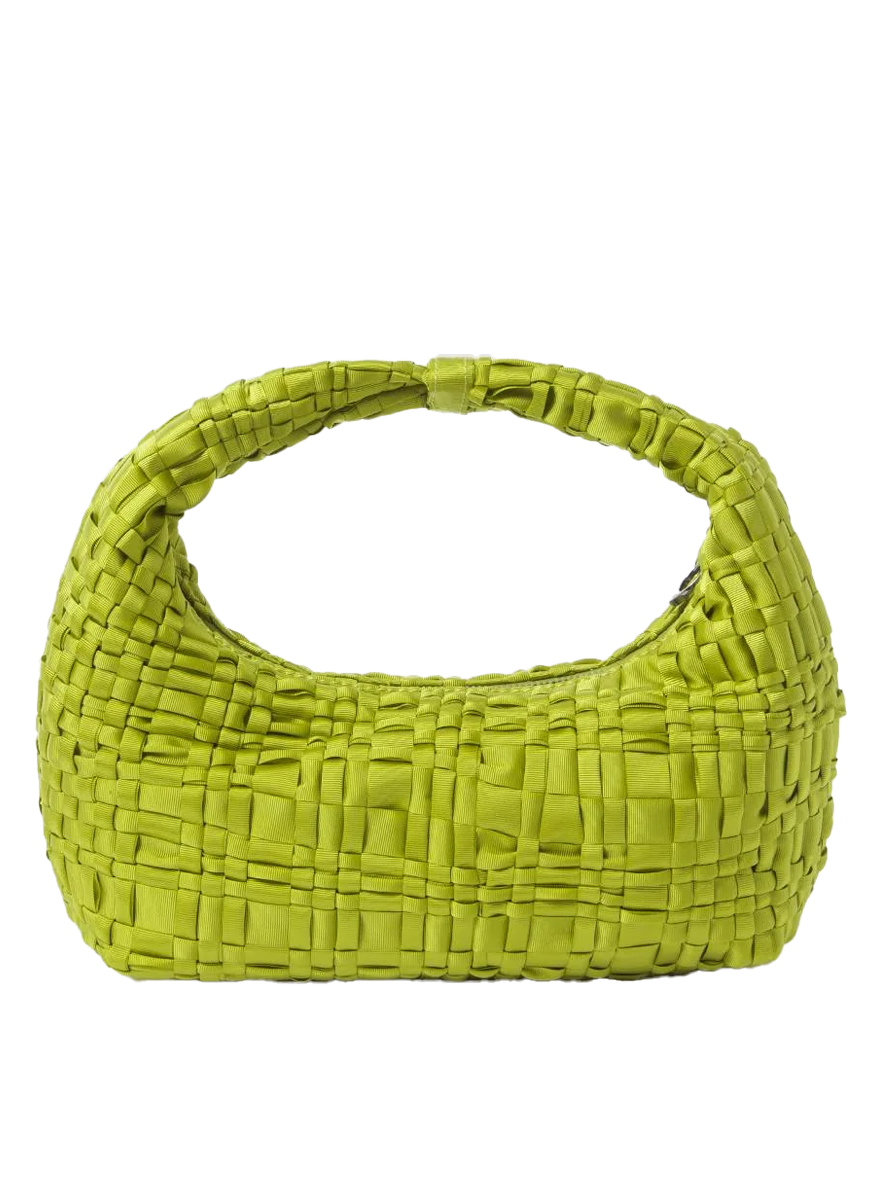 Rebirth Bow Ribbon Shoulder Bag in Green
