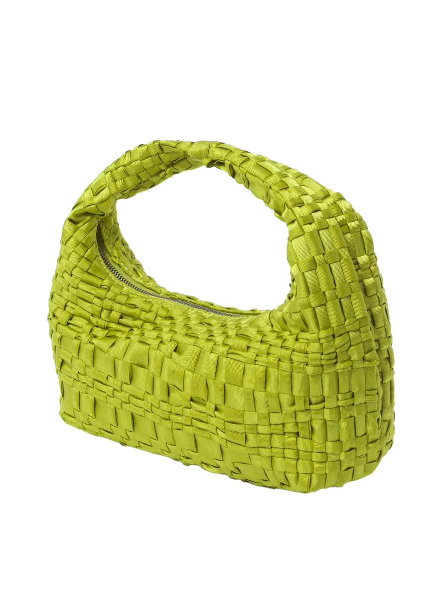 Rebirth Bow Ribbon Shoulder Bag in Green