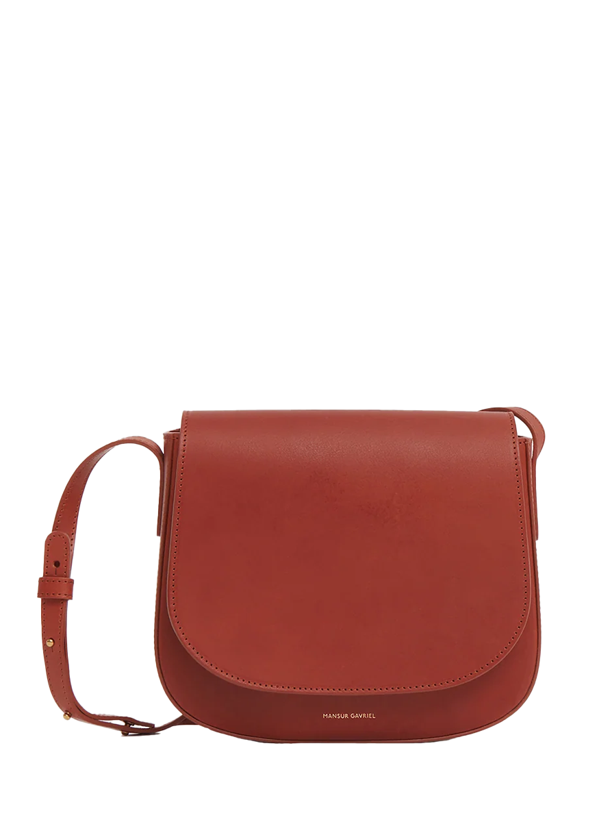 Classic Crossbody in Brandy Leather