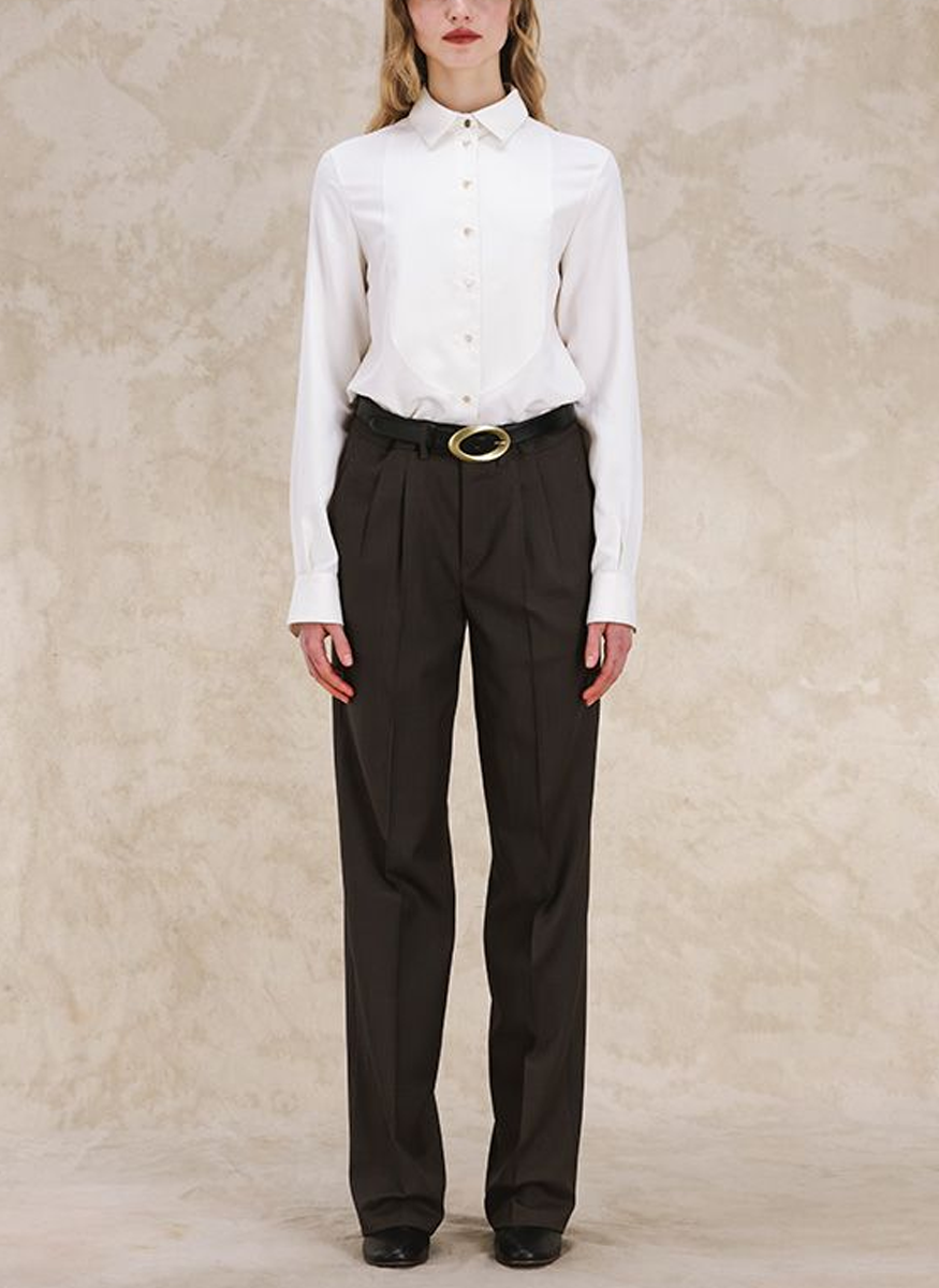 Silk Smoking Shirt - Fortela