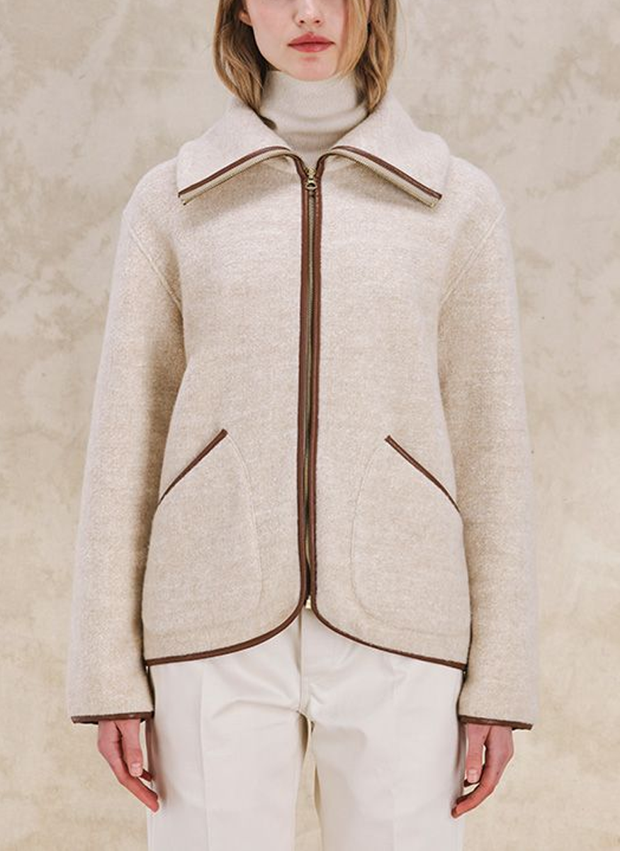 Teddy Cashmere Sherpa Jacket - Fortela