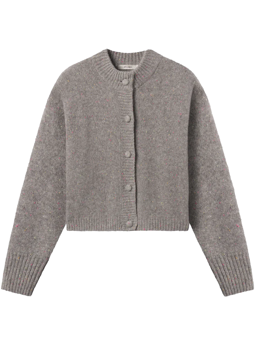 The Cashmere Fleck Cardi