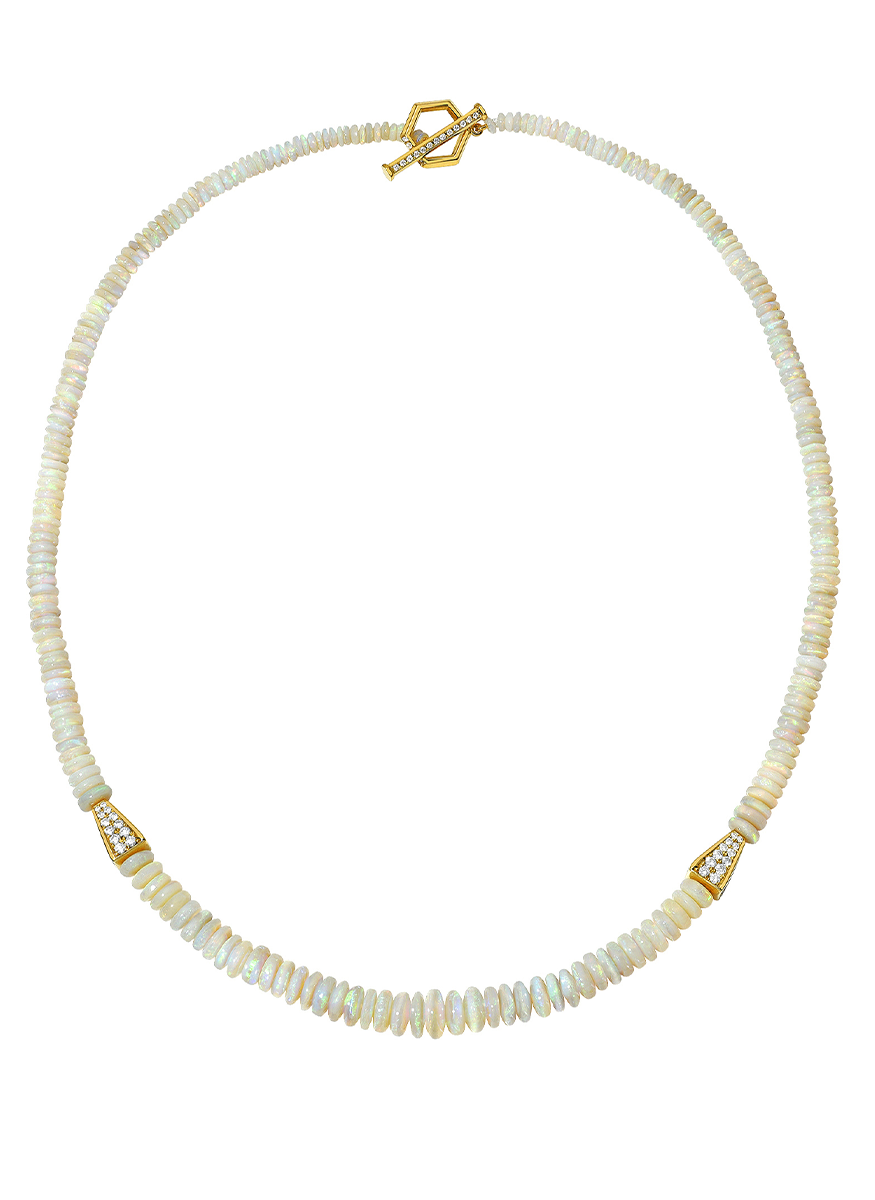 White Opal Necklace