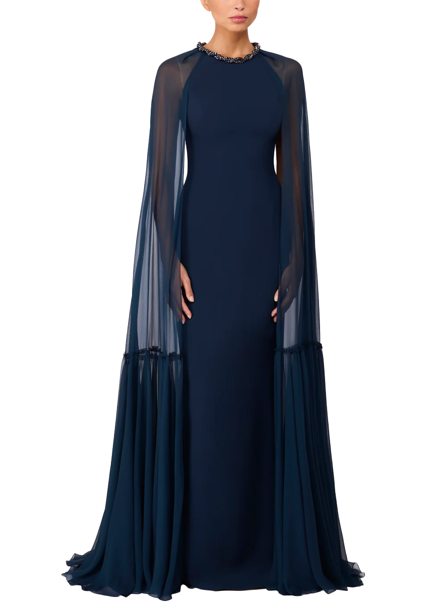 Storm Crepe Gown