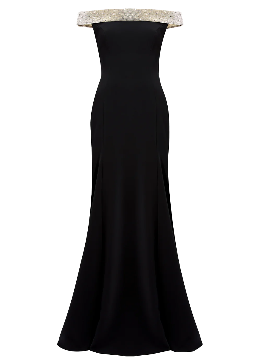 Enigma Crepe Gown