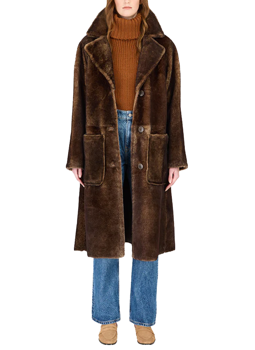 Zira Burma Reversible Shearling Coat