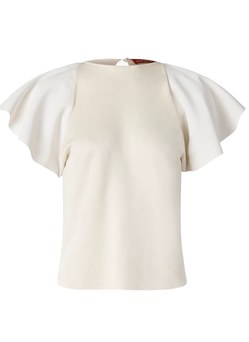 Zuzu Flutter Sleeve Top