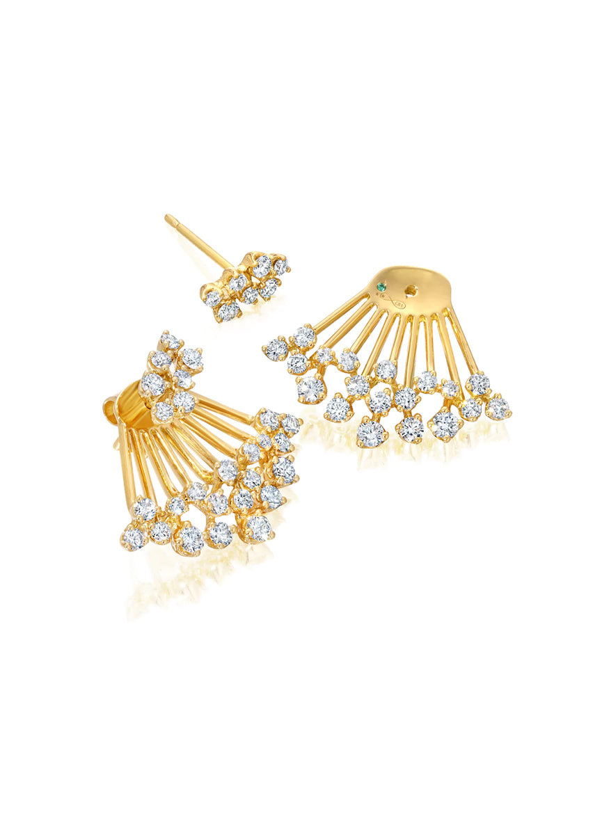 Açaí Diamond Studs and Jackets