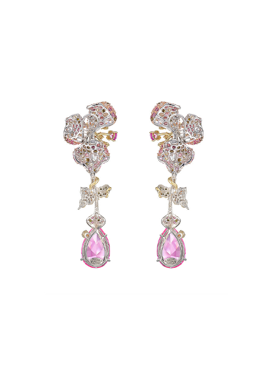 “Blush Orchid” Earrings - Anabela Chan
