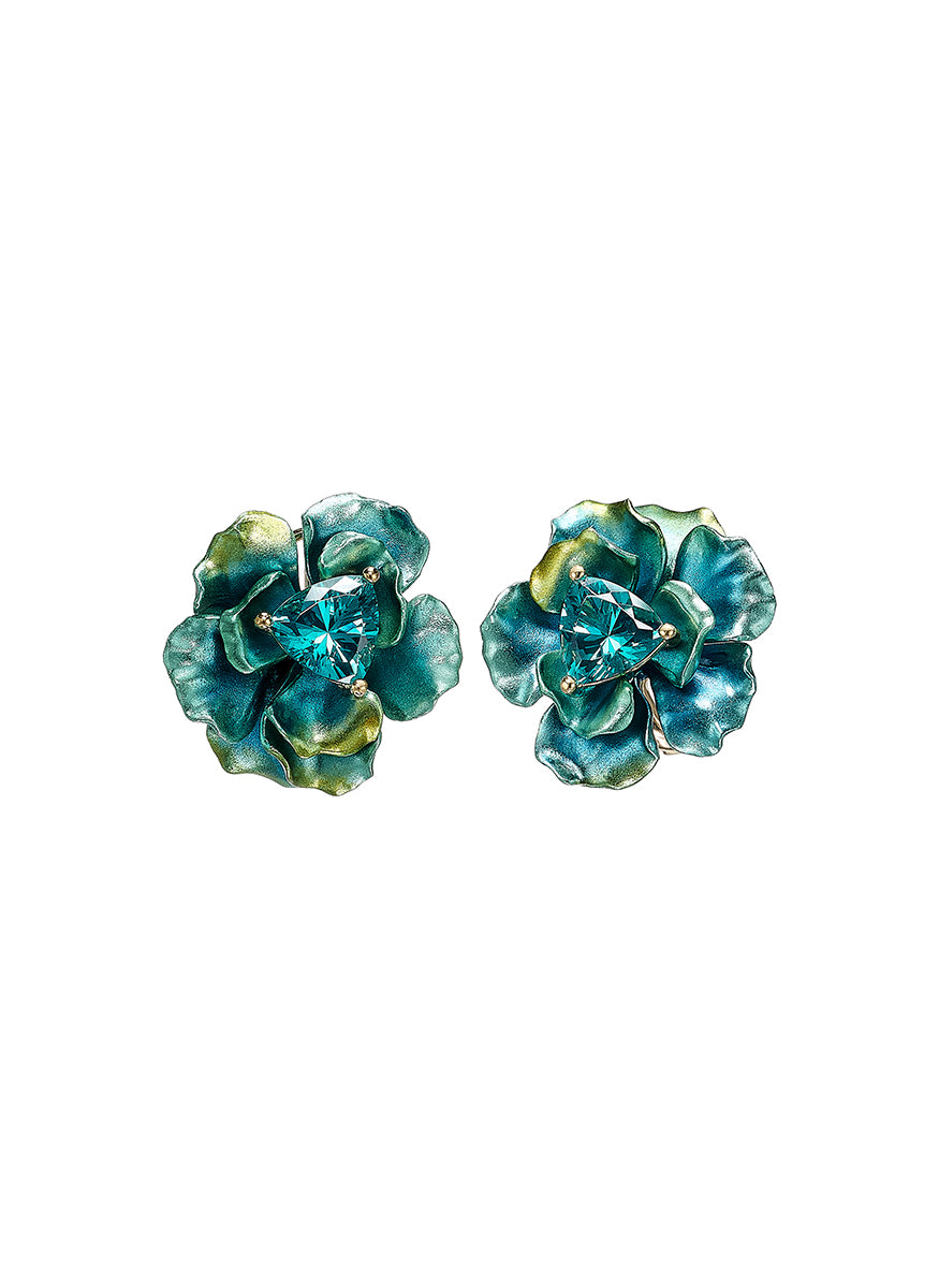 Aurora Rose Studs
