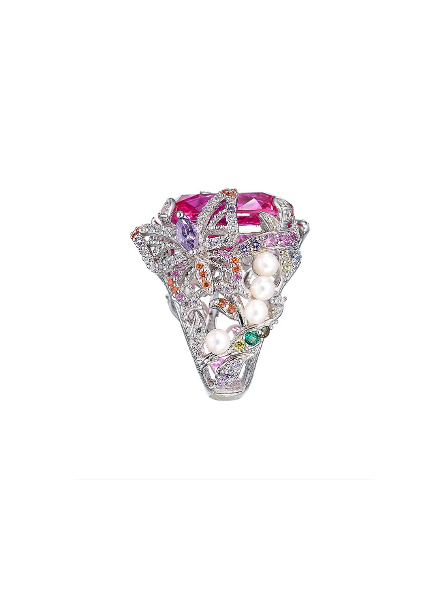Rose Swallowtail Ring