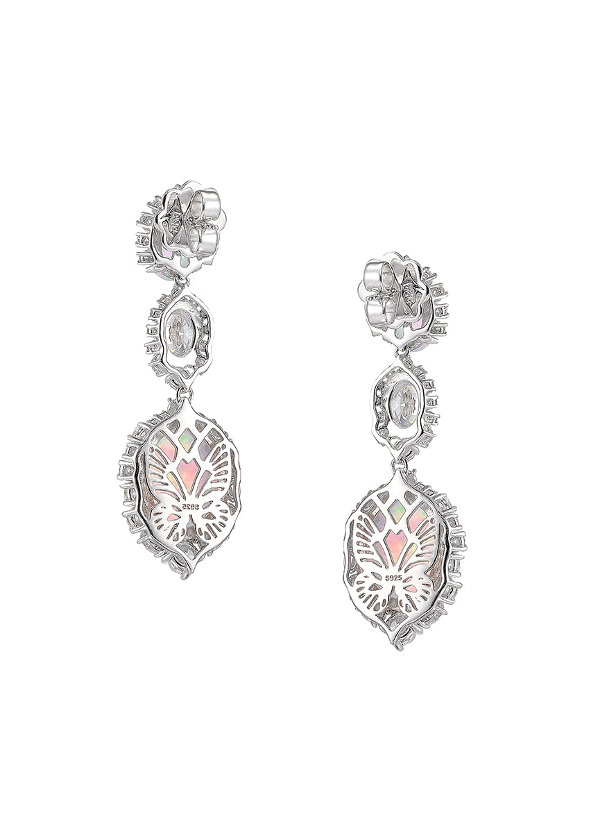 Sky Opal Drop Earrings