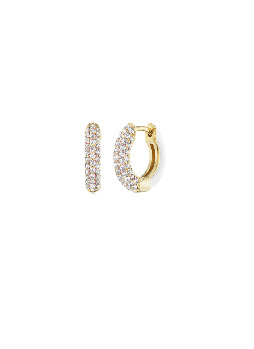 Baby Duo Hoops, Diamond