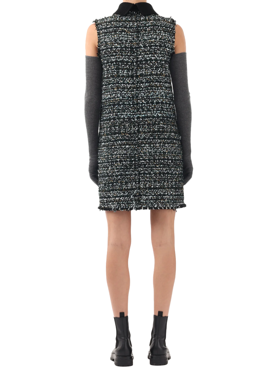 Collared Tweed Mini Shift Dress - Jason Wu Collection