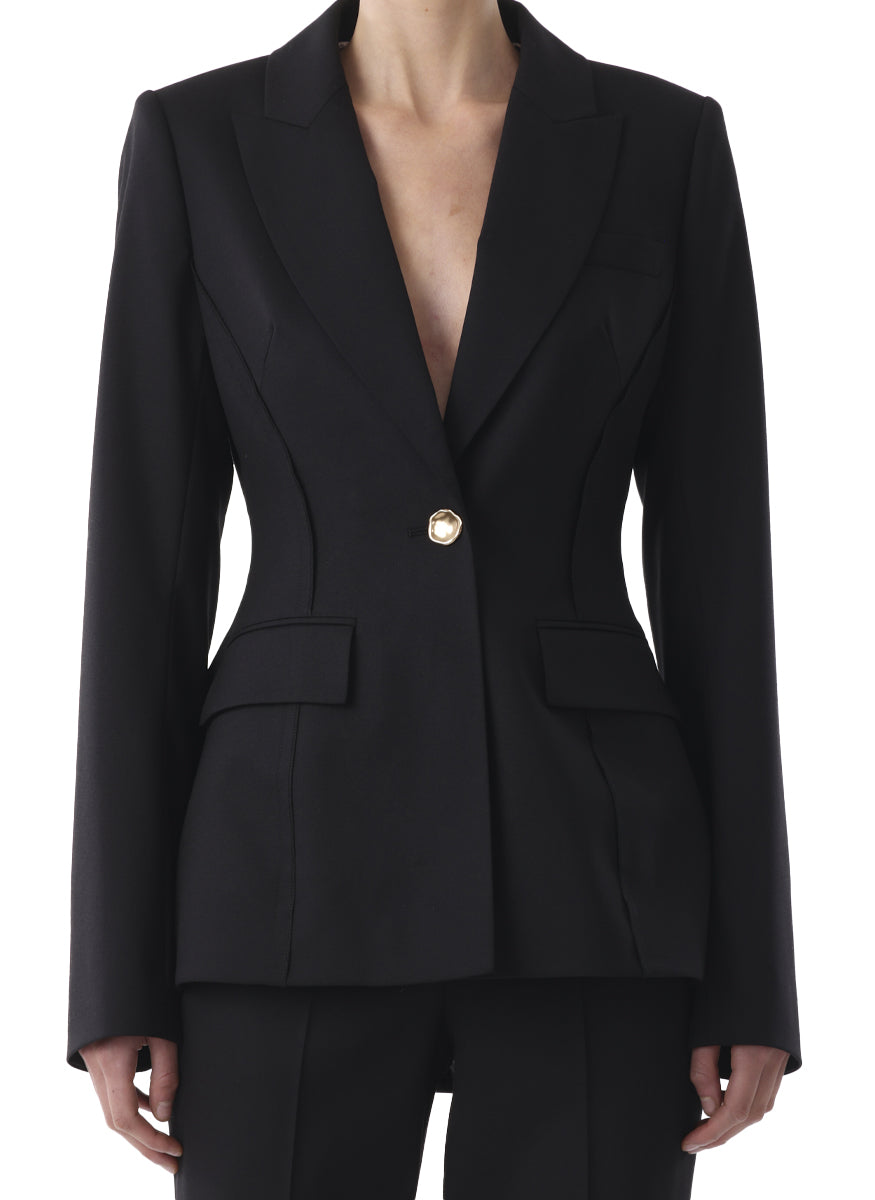 Fitted Wool Blazer