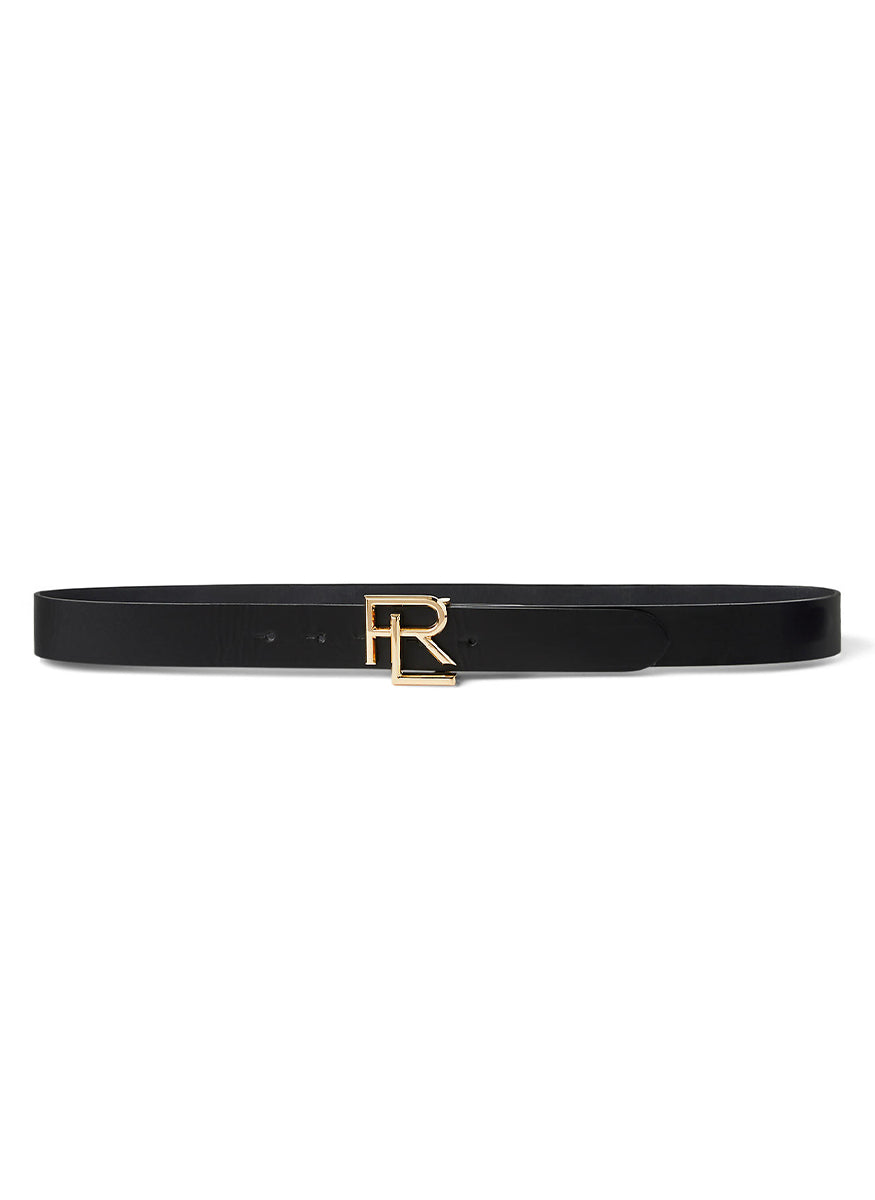 Box Calf 32Mm Logo Belt - Ralph Lauren Collection