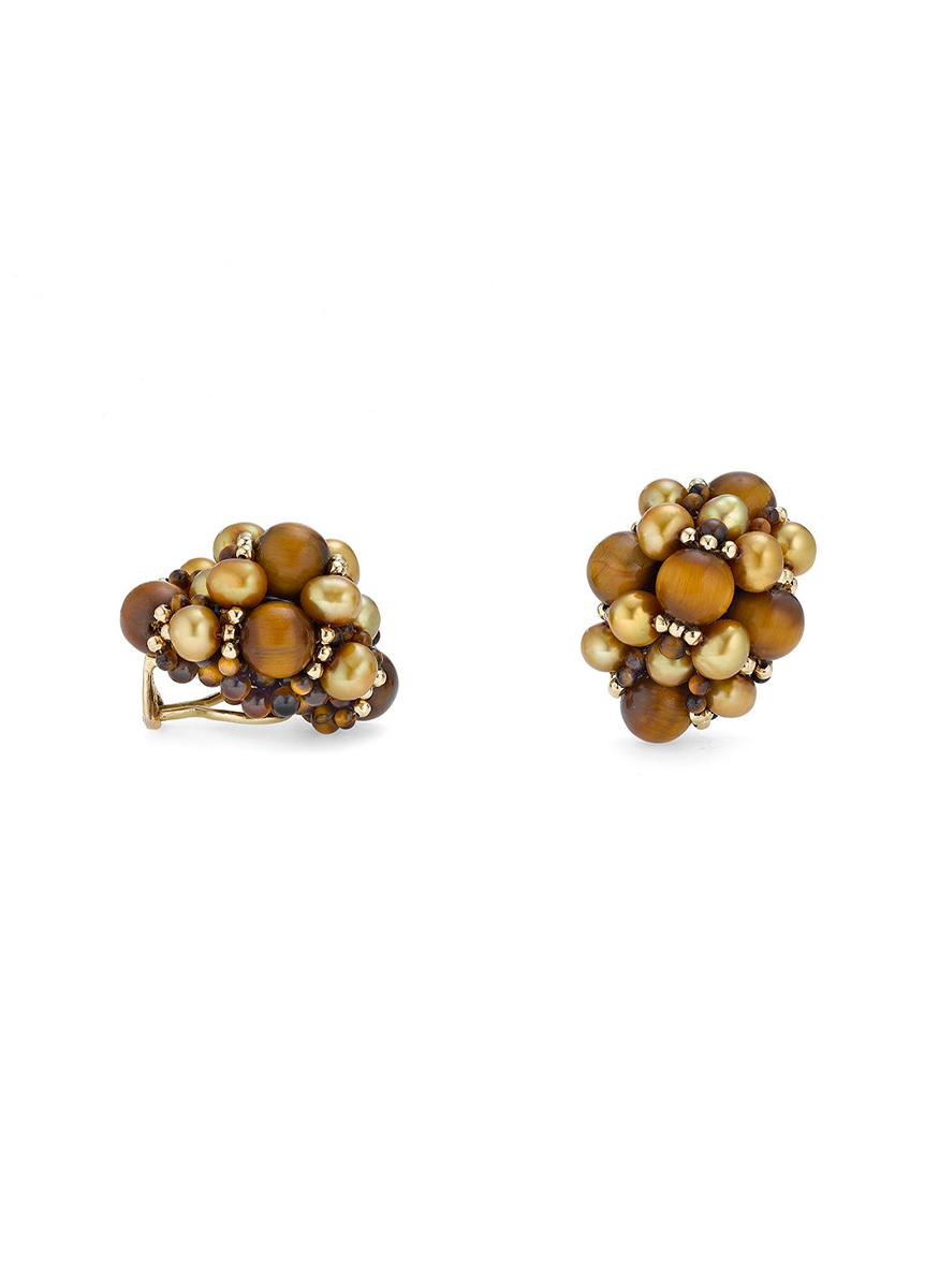 Boulle Earclips