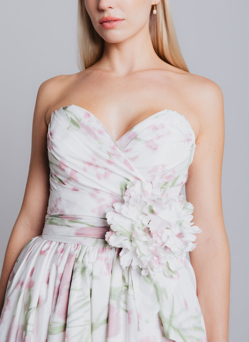 Strapless Moira Gown with Skirt