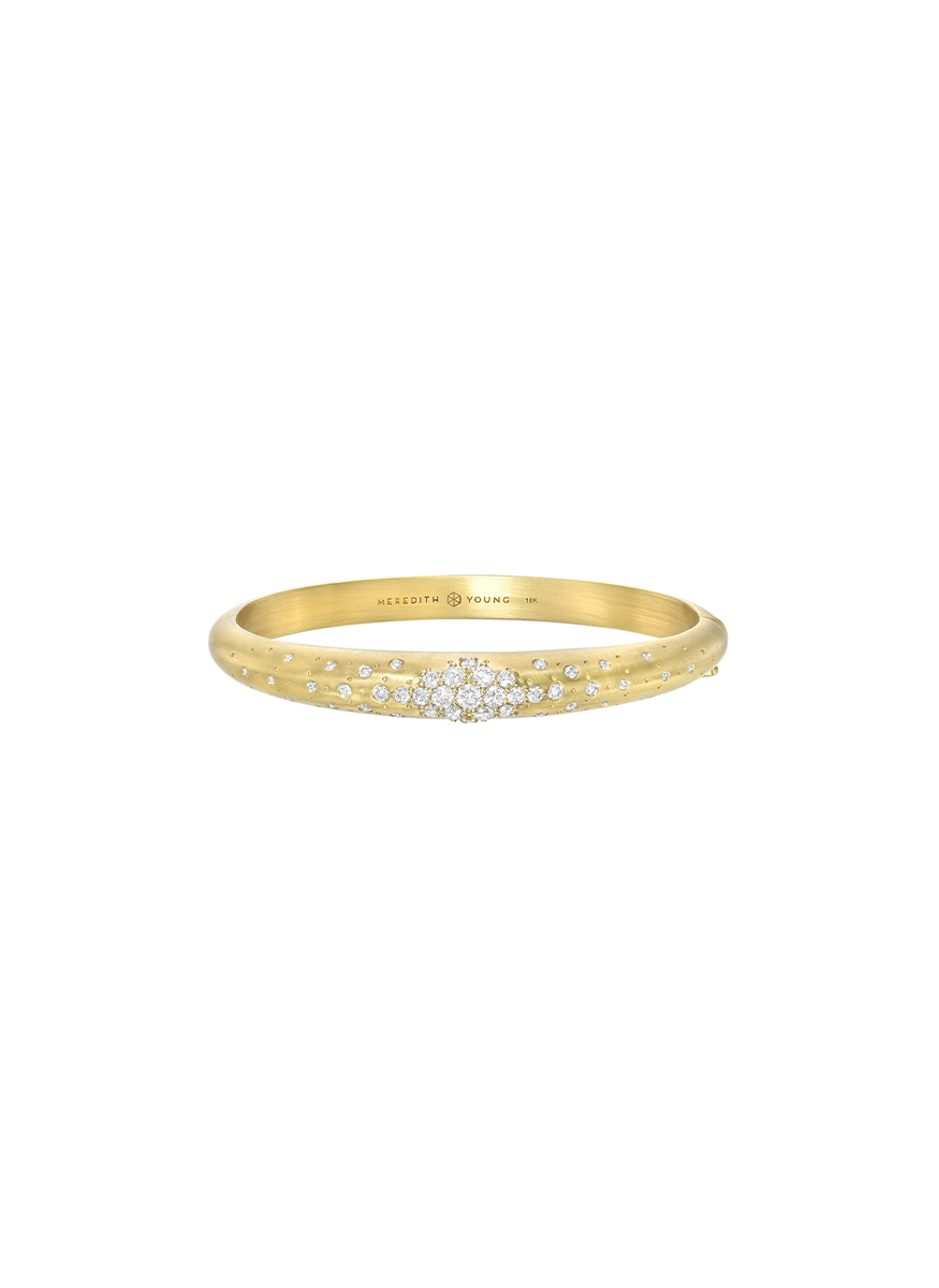 Crescent Diamond Bangle