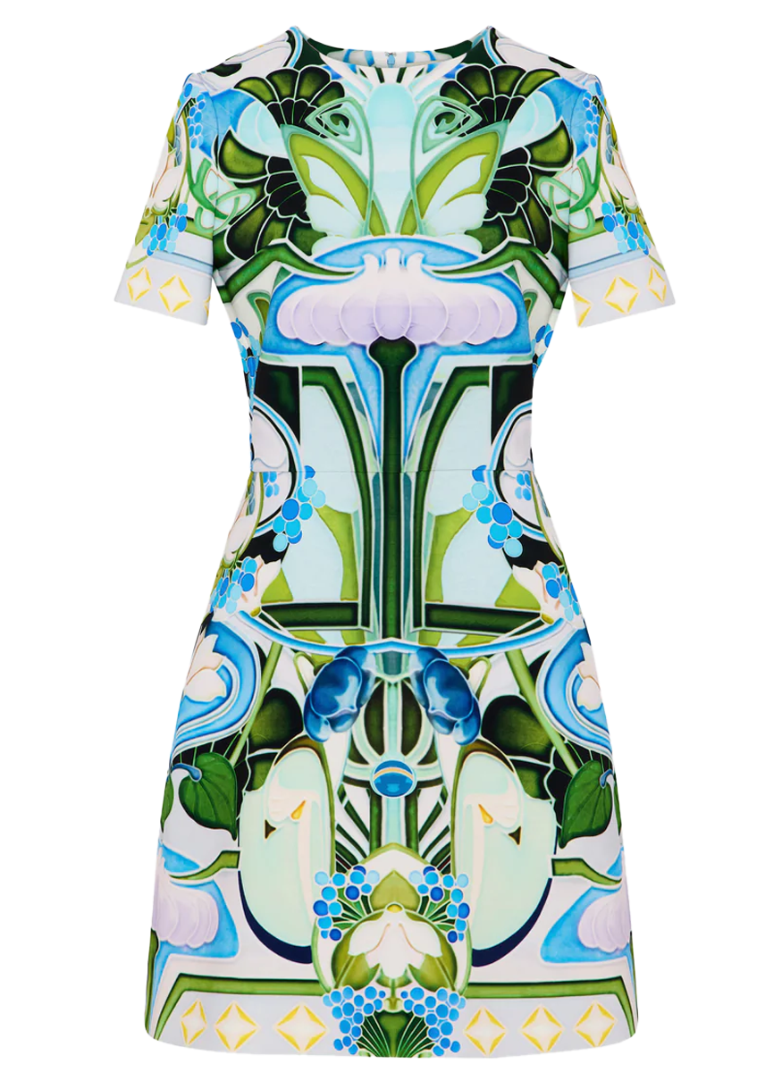 Colbert Dress in Ceramica Lila