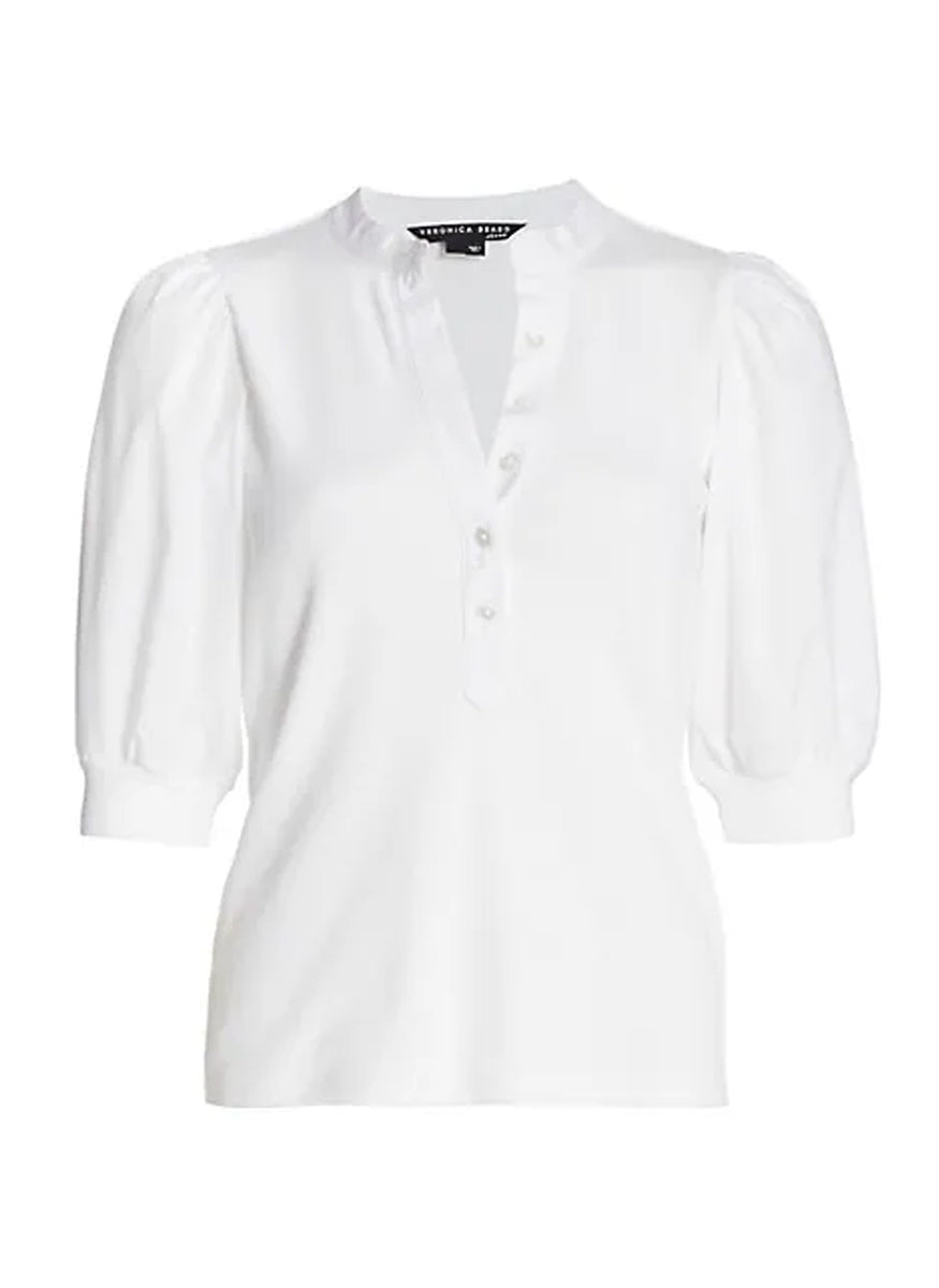 Coralee Puff-Sleeve Top