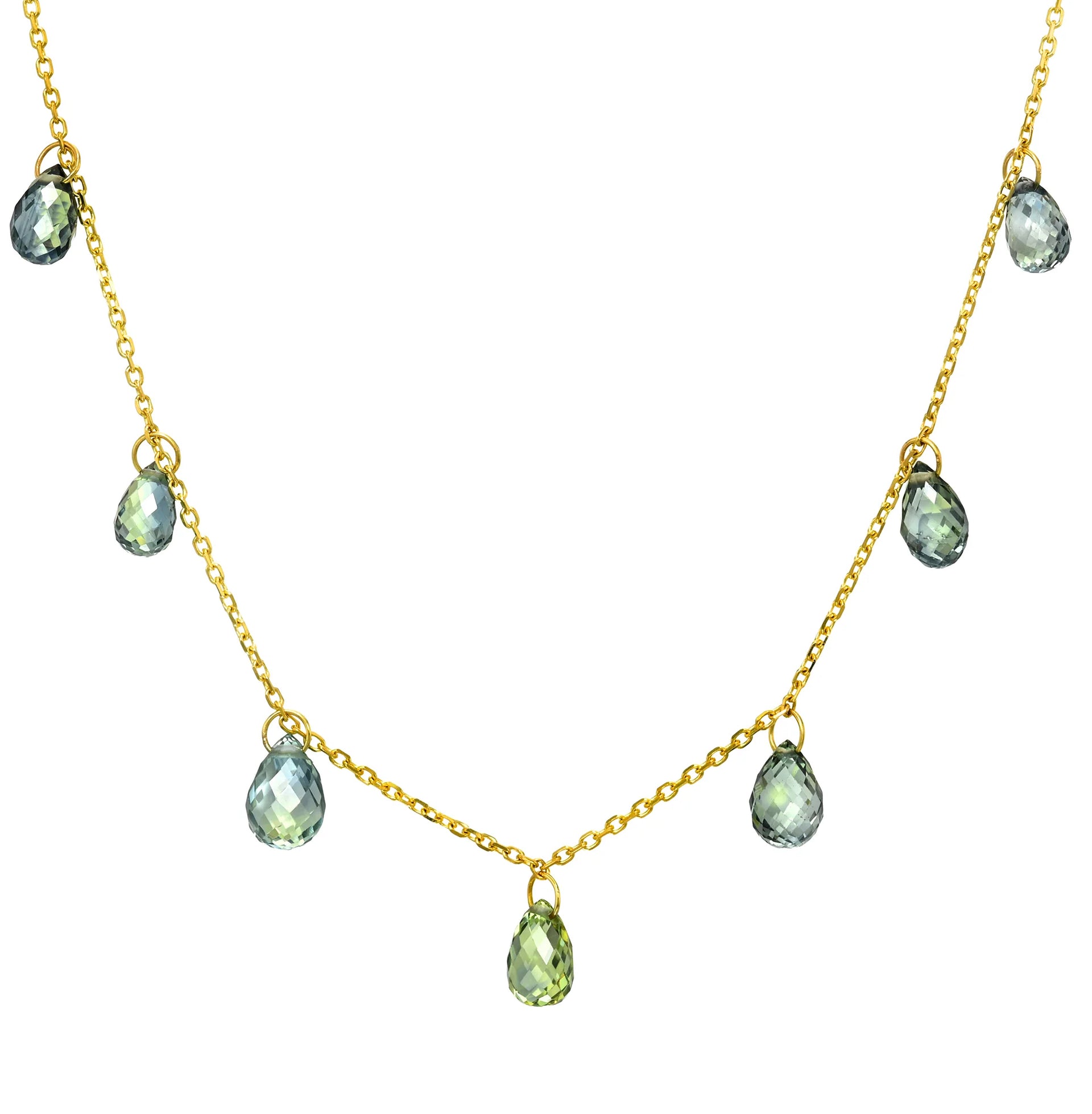 Mossy Way Briolette Necklace