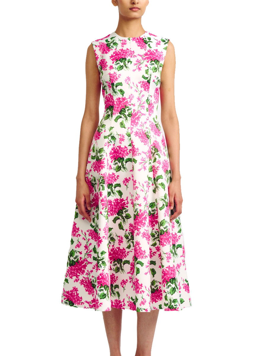 Mara Floral Midi-Dress