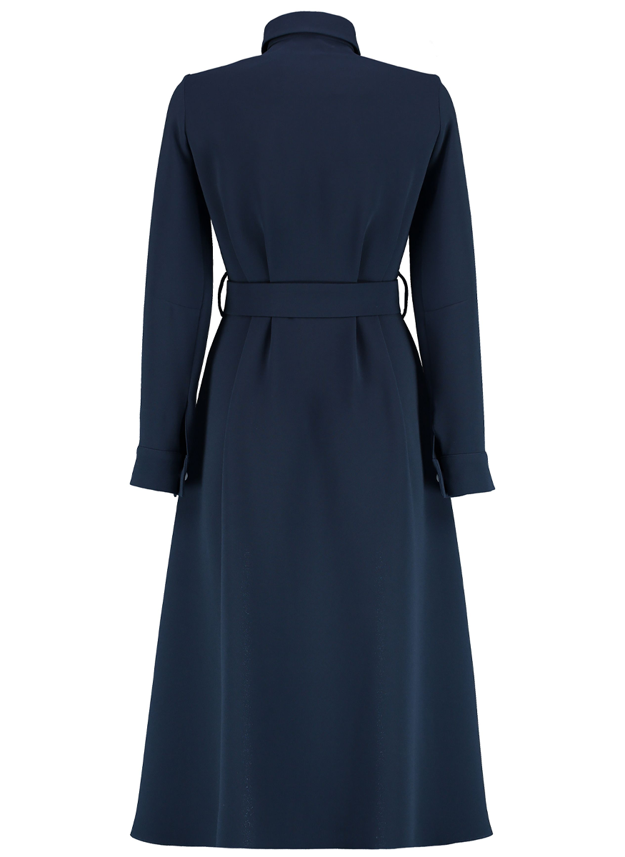 Echo Midi Shirtdress in Georgette Champion