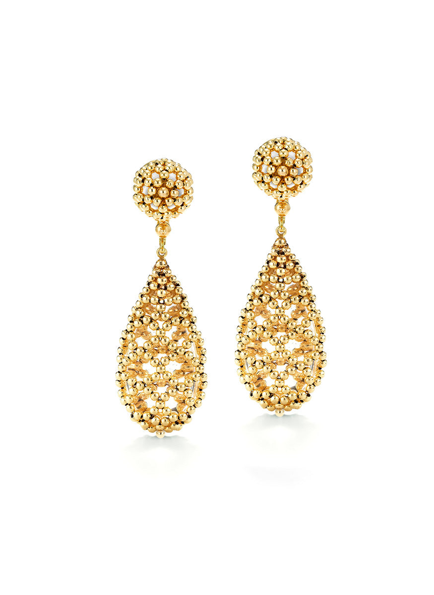 Scheherazade Pearshape Ear Pendants