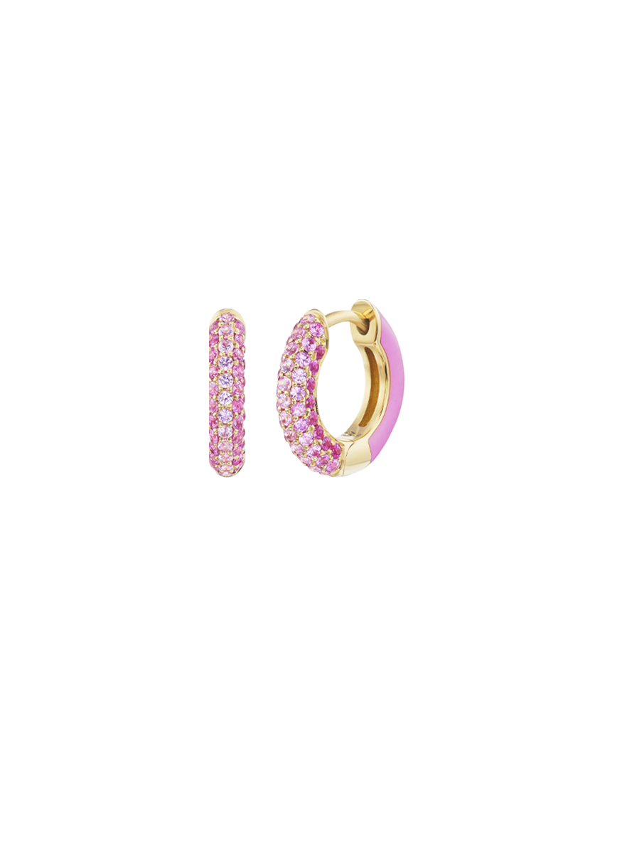Baby Duo Hoops, Flamingo