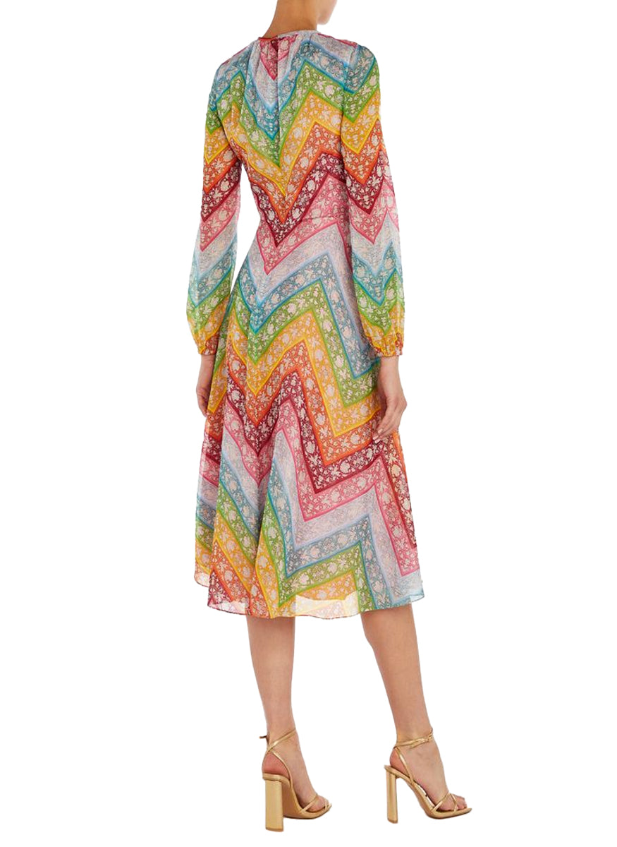 Garland Gatsby Chevron Midi Dress