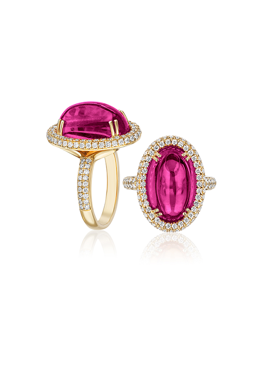 G-One Rubellite Ring
