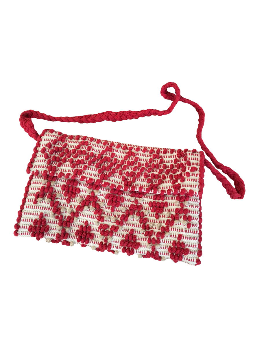 Grazia Woven Clutch with Strap