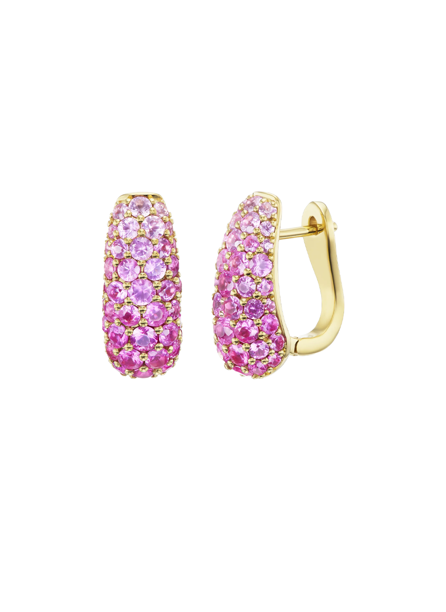 Holly Hug Earrings, Flamingo
