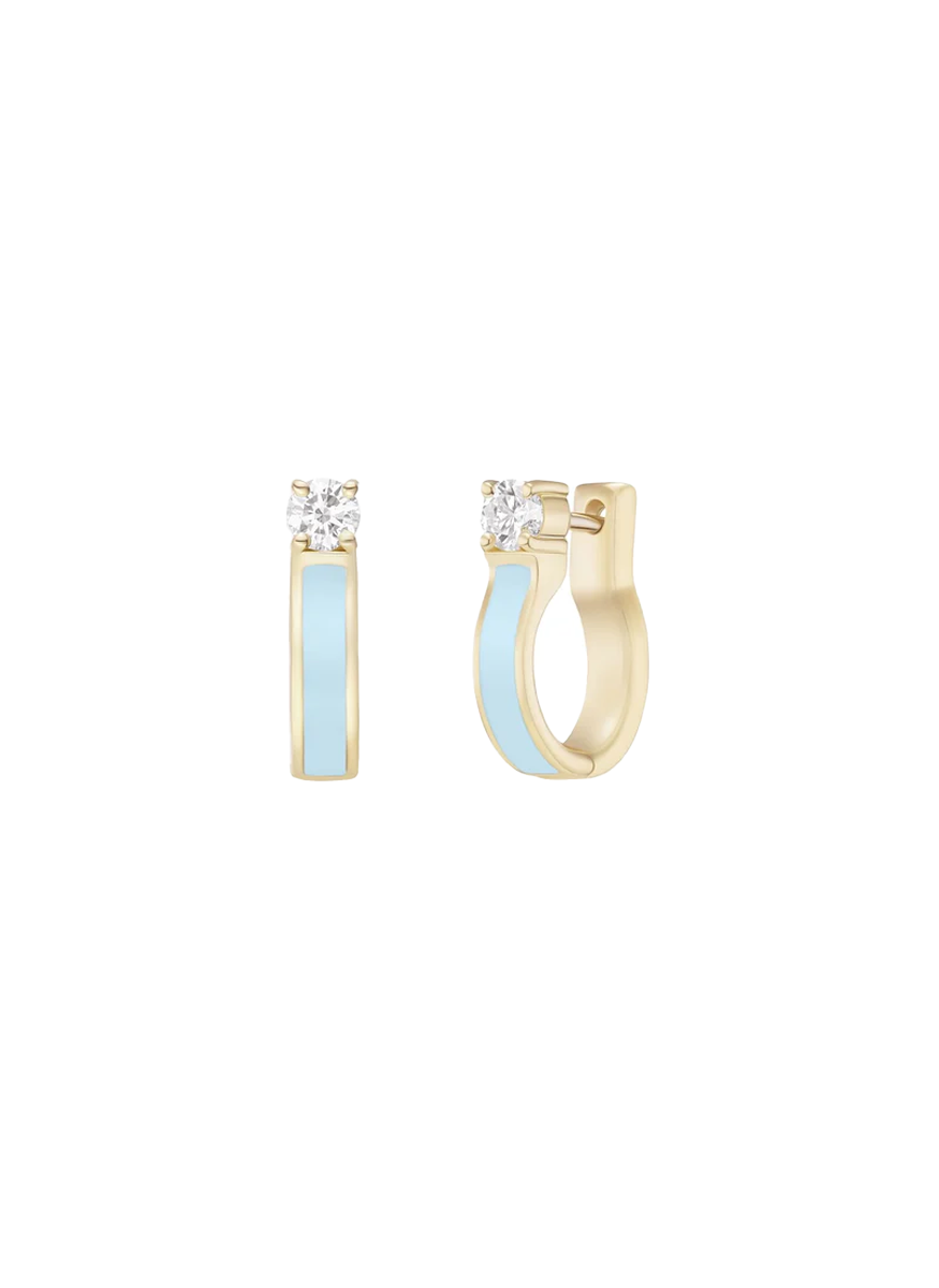 Honey Hoop, Light Blue Enamel