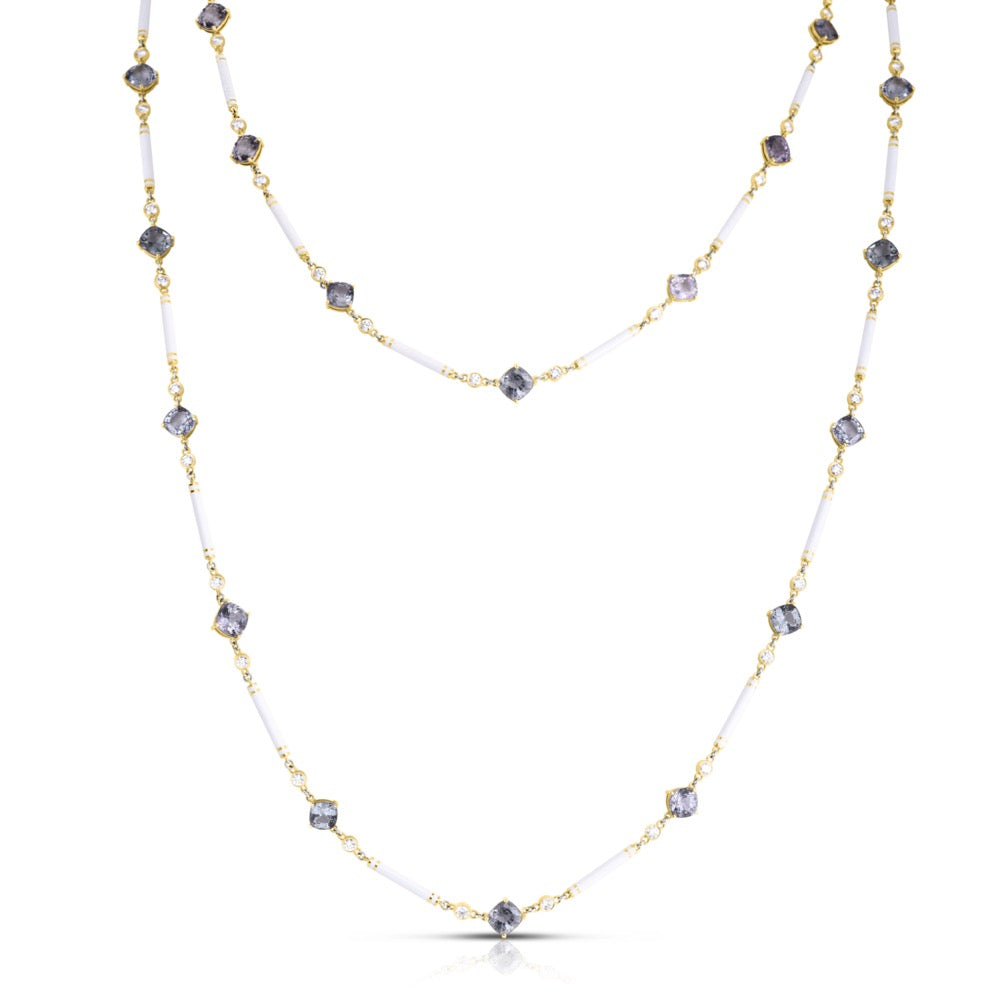 Spinel Long Necklace