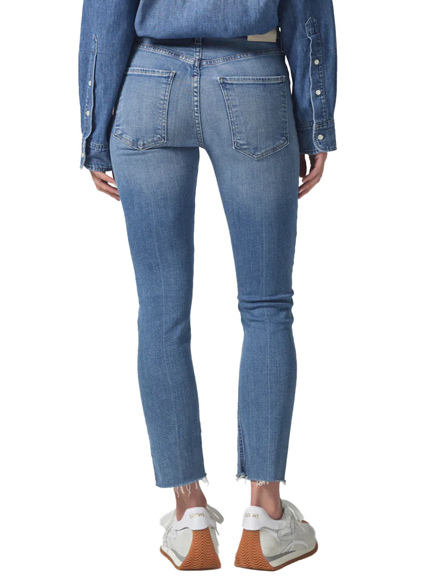 Isola Straight Cropped Jeans In Splendor