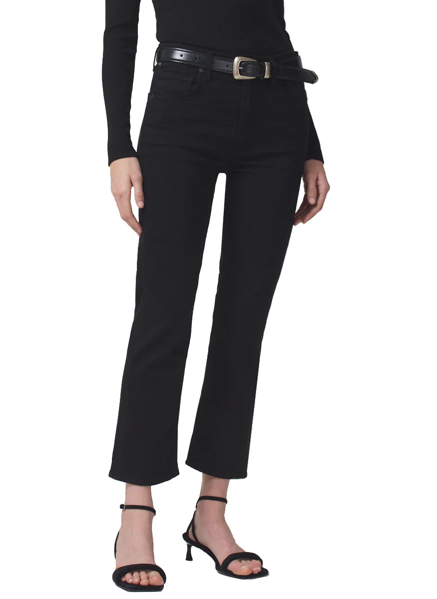 Isola Cropped Bootcut Jean in Plush