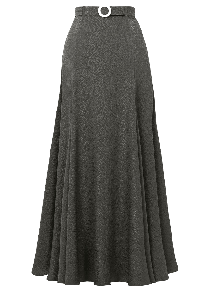 Jete Crop Skirt in Bubble Jacquard