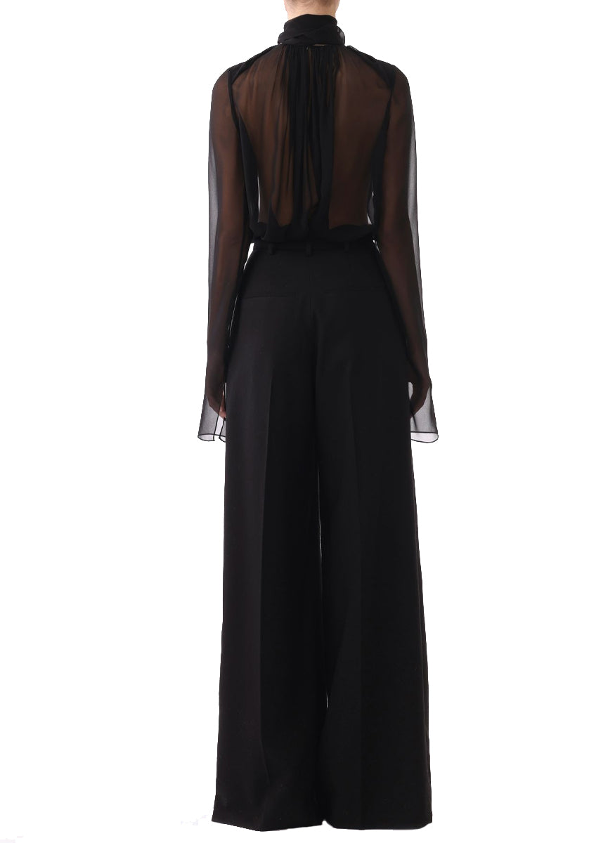 Long Sleeve Chiffon Blouse - Jason Wu Collection