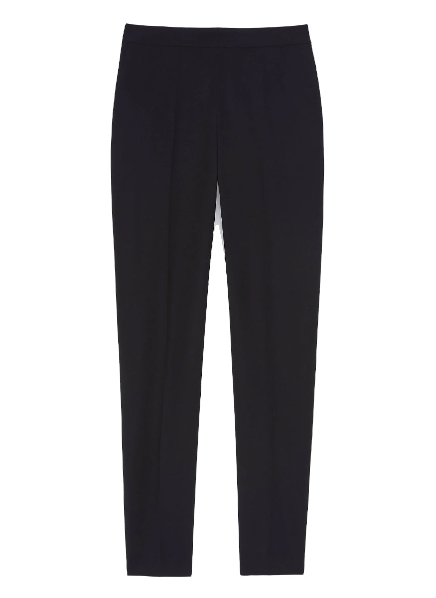 The Side Zip Trouser Pant in Fluid Crepe