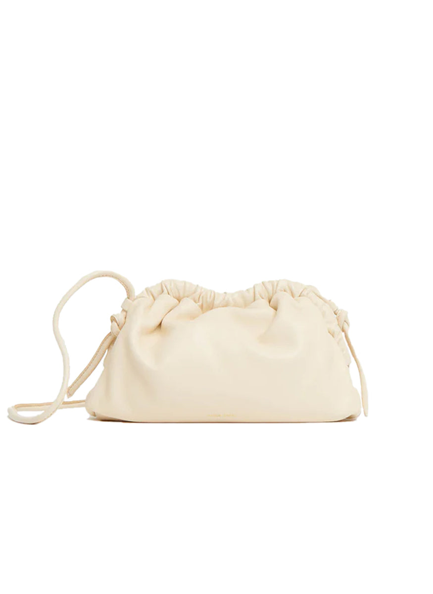 Mini Cloud Clutch in Jasmine Leather