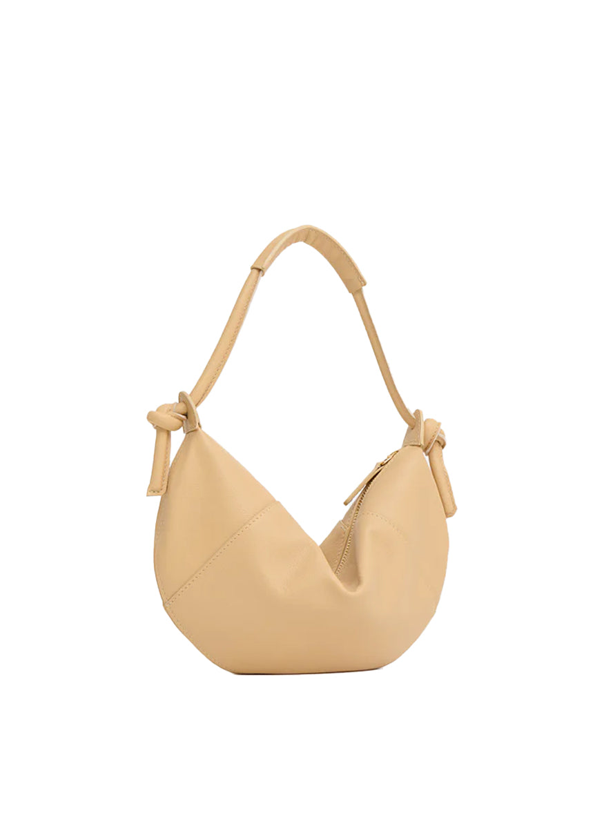 Mini Fortuna Shoulder in Sand Leather