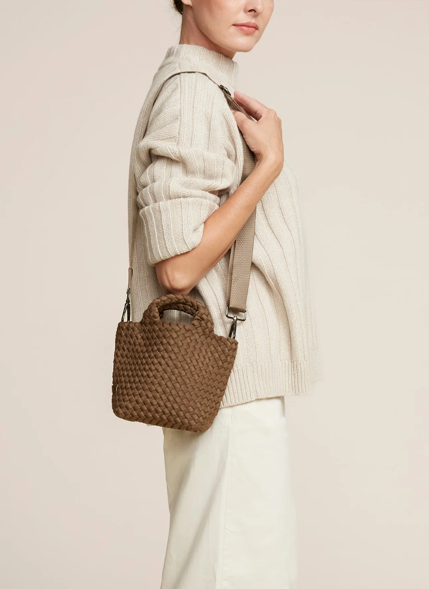 St. Barths Petit Tote in Mink