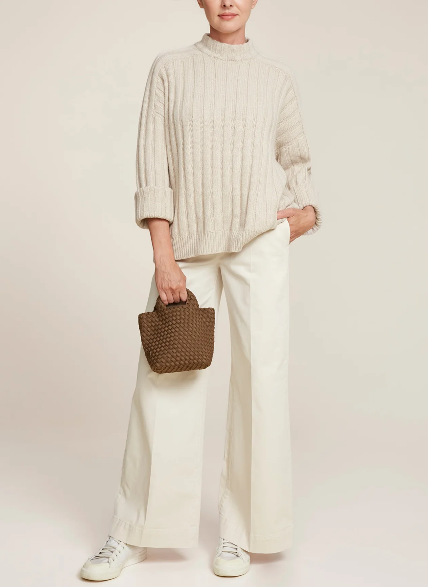 St. Barths Petit Tote in Mink - Naghedi