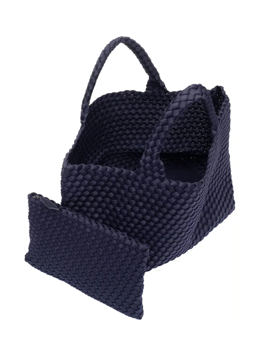 St. Barths Medium Tote in Ink Blue