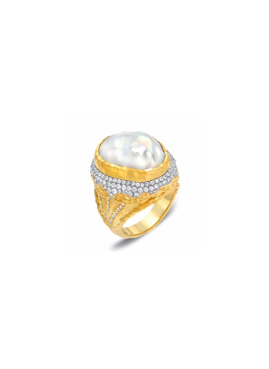 Baroque Pearl Ring