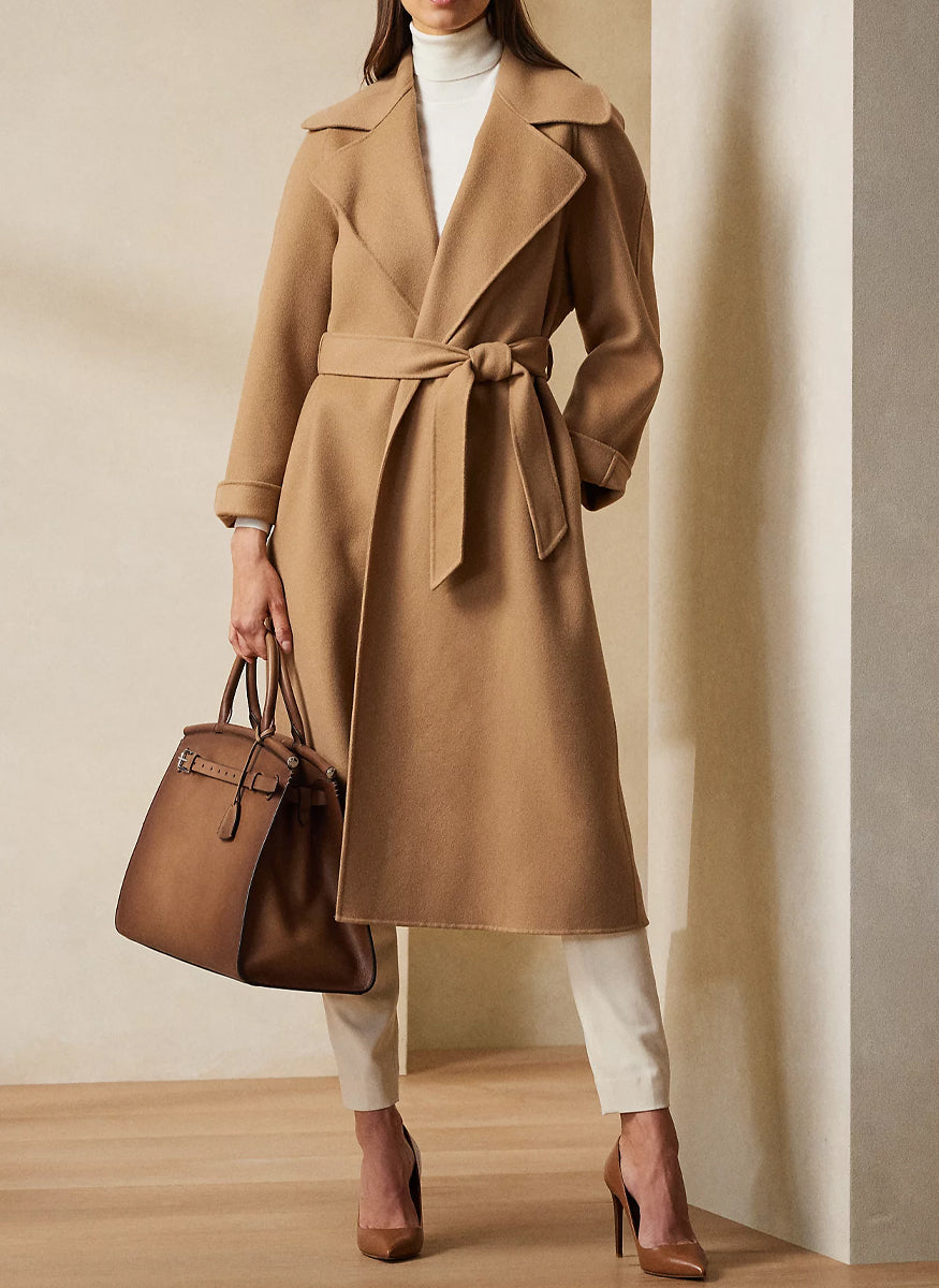 Leonarda Cashmere Wrap Coat - Ralph Lauren Collection