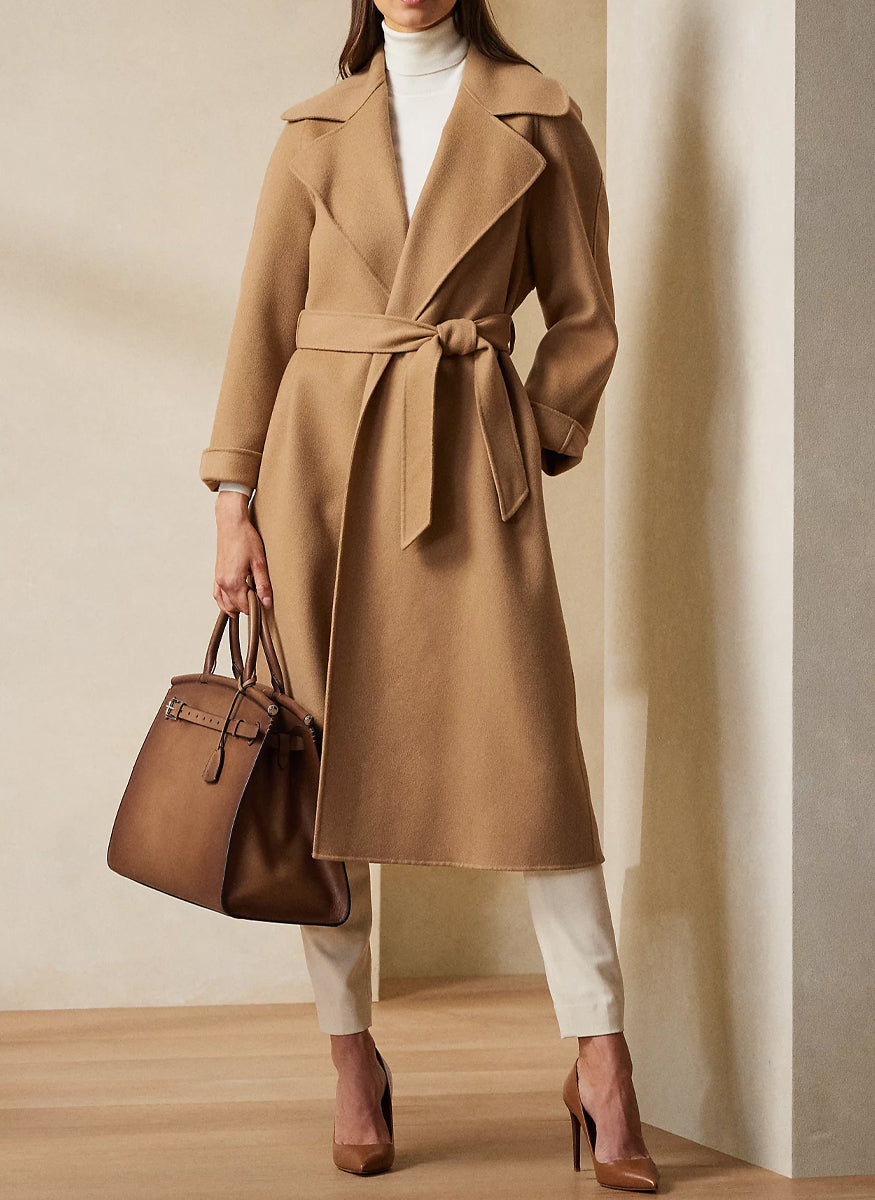 Leonarda Cashmere Wrap Coat